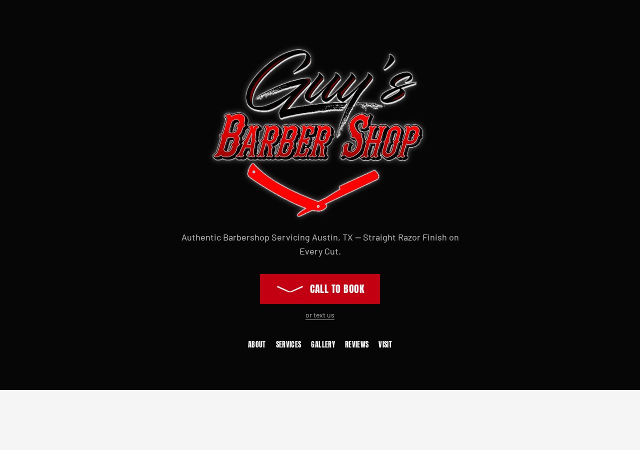 Screenshot of guysbarbershopatx.com